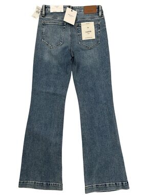 🔥NWT🔥 Hidden Los Angeles Carter Mid Rise Trouser Flare Jeans Size 26